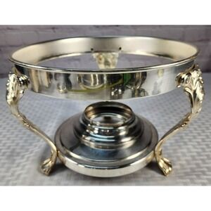 Vintage FB Rogers Silver Plated Chafing Dish Stand Ornate Classic Elegance